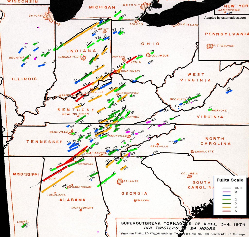 Looking back at the April 3-4, 1974 Super Outbreak - U.S. Tornadoes