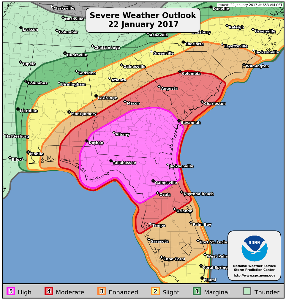 Recent High Risk Storm Outlooks Usually Foreshadow A Major Tornado 