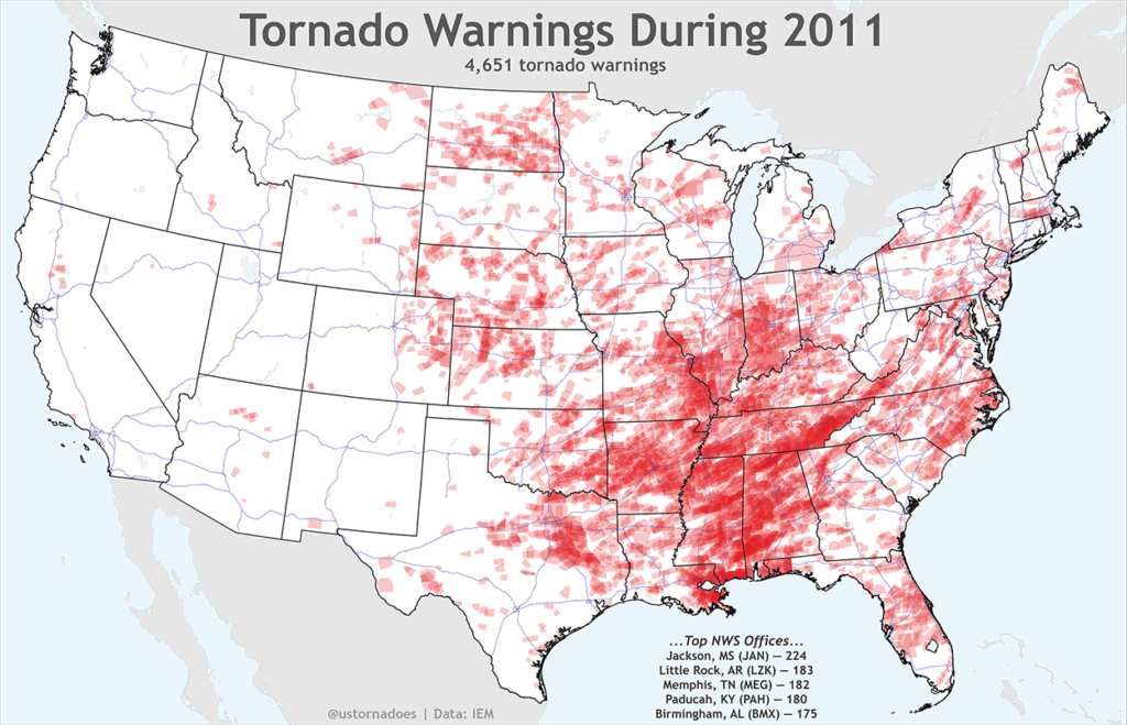 2011-tornado-warnings - ustornadoes.com