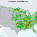 An overview of the modern tornado record, 1950 through present (maps ...